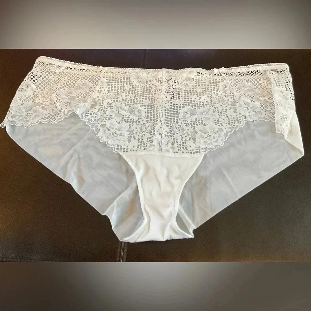 Adore Me Cinthia Hipster NWT, White